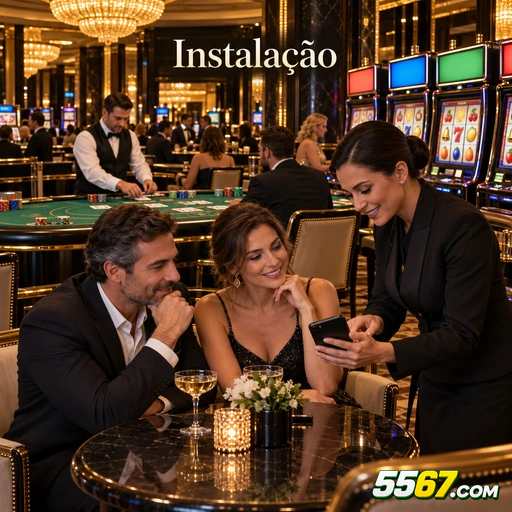 Etapas da instalação do aplicativo 5567 no Android