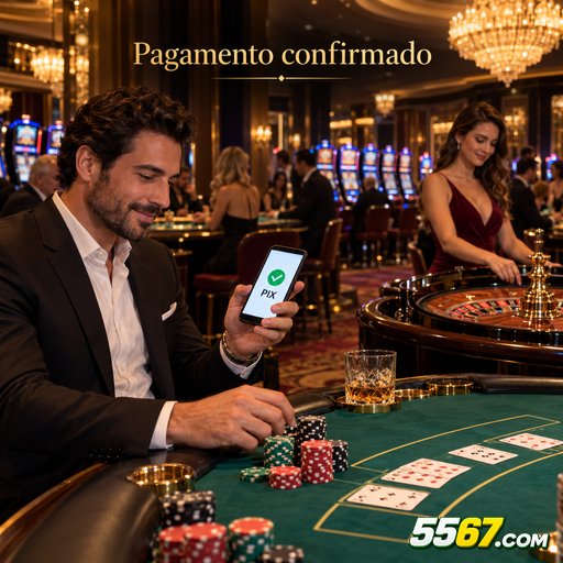 Confirmação de depósito por PIX no caixa em real do 5567
